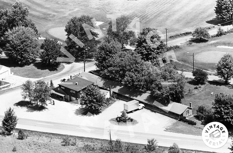 Bavarian Inn (Kennedy Motel) - 1963 Aerial (newer photo)